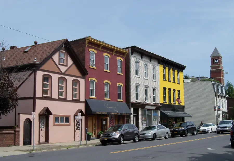 Downtown buildings in Kingston, New York